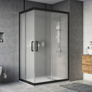 Изображение товара Душевой уголок Створки Карлстад 120x90 см с матовым стеклом и раздвижной системой