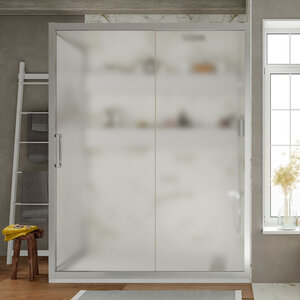 Изображение товара Душевой уголок Stworki Эстерсунд 160x80 матовое стекло хром профиль