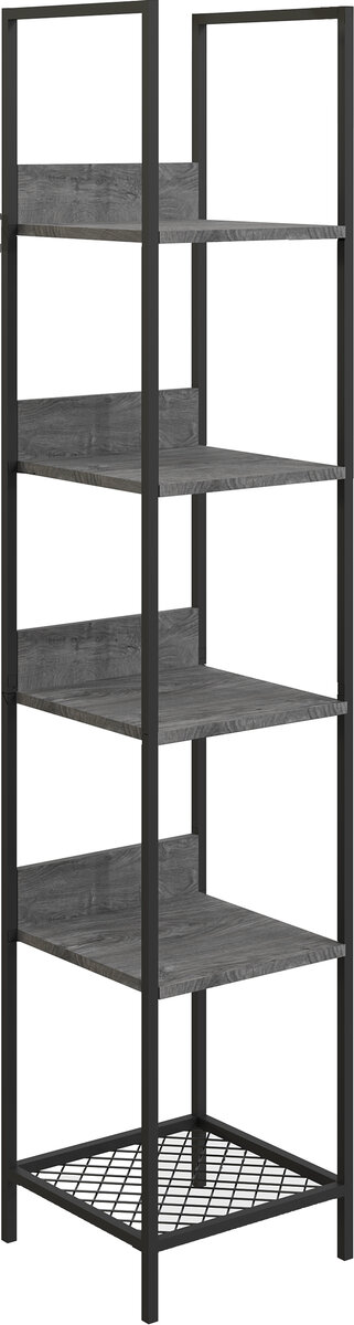 Изображение товара Шкаф-пенал Stworki Нюборг, 33 см, черный муар/дуб рошелье