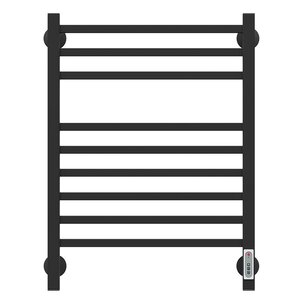 Изображение товара Полотенцесушитель электрический Terminus Ватикан П9 500х700, ширина 50 см, высота 70 см, черный матовый RAL 9005