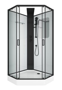 Изображение товара Душевая кабина Grossman Elegans 90 x 90 см черная GR251D