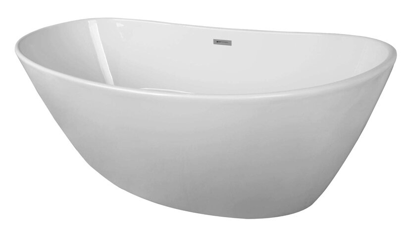 Изображение товара Акриловая ванна Azario Easton AZ-1337 180x82 см белая отдельностоящая