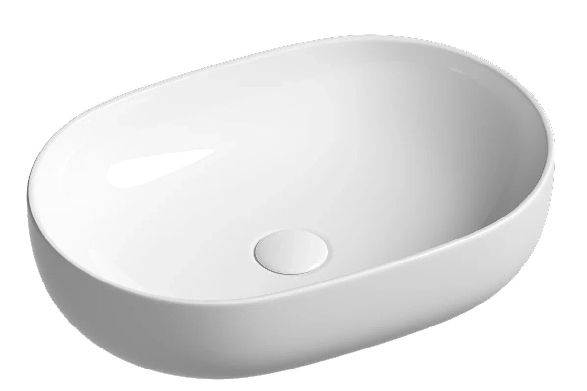 Изображение товара Раковина Ceramica Nova Element 60х41.5 см белая для ванной и кухни