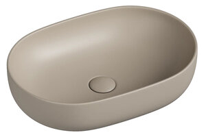 Изображение товара Раковина Ceramica Nova Element 60х41.5 см капучино матовая угловая