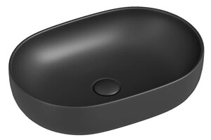 Изображение товара Раковина Ceramicanova Element 60x41.5 см антрацит матовый угловая фарфор