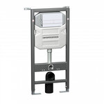 Инсталляция для унитаза Ceramicanova Envision CN1002W/Flat, с кнопкой и креплениями, цвет белый Инсталляция для унитаза Ceramicanova Envision CN1002W/Flat, с кнопкой и креплениями, цвет белый