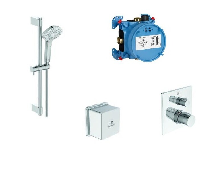 Изображение товара Душевая система Ideal Standard Ceratherm 4 в 1 термостата и хром глянцевый