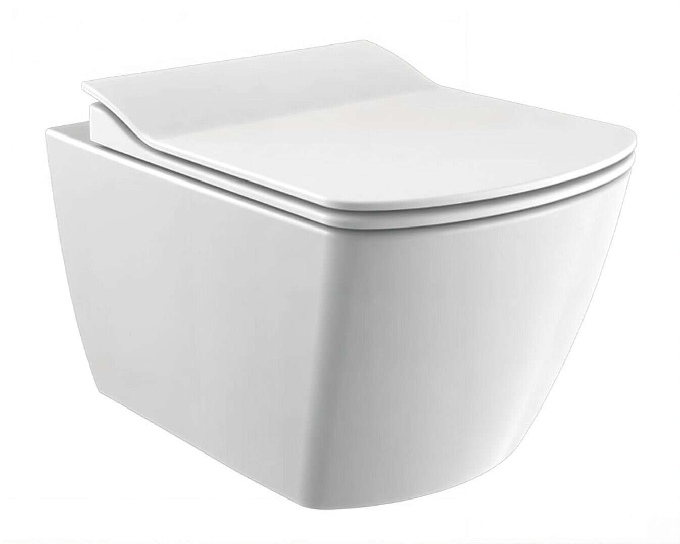 Изображение товара Подвесной безободковый унитаз Creavit Elegant с микролифтом и функцией быстросъемного сиденья