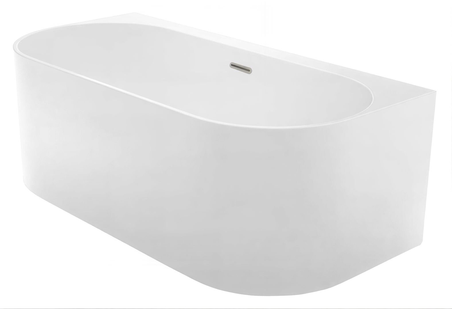 Изображение товара Ванна Azario BRA17080 170x80 см овальная белая без гидромассажа Изображение товара Ванна Azario BRA17080 170x80 см овальная белая без гидромассажа