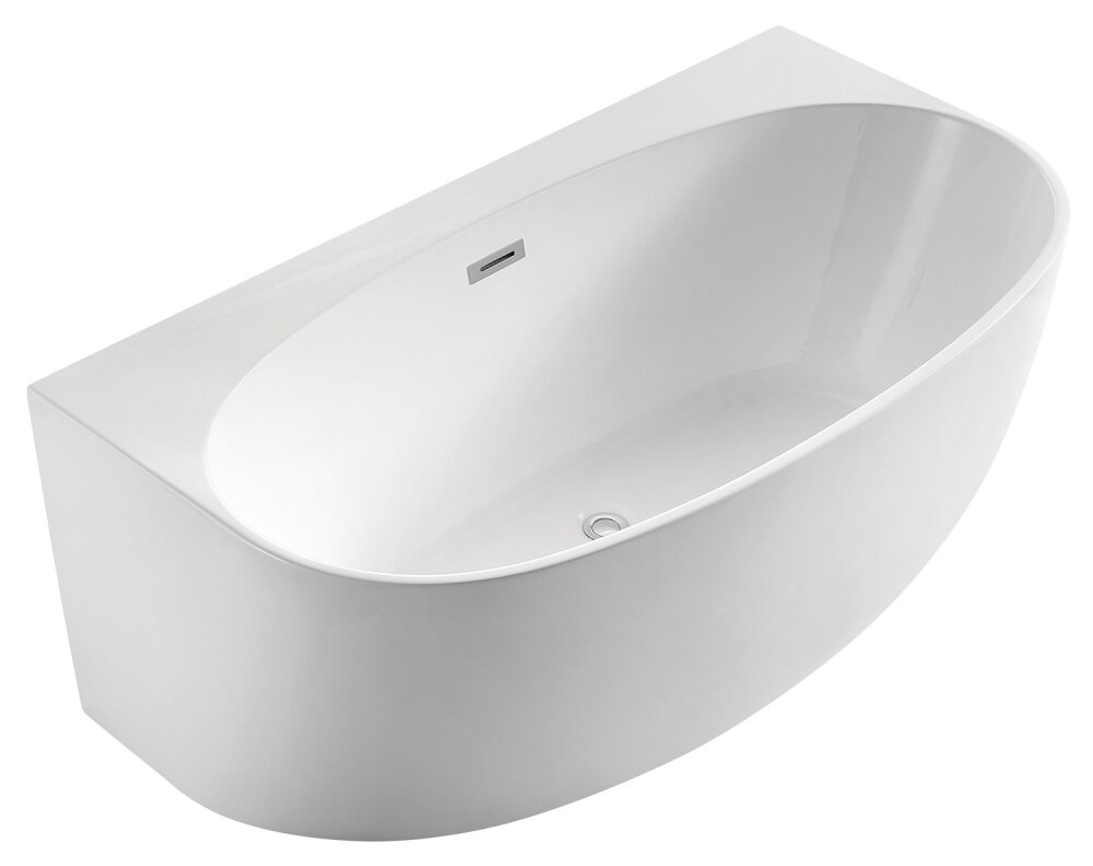 Изображение товара Акриловая ванна Azario Cambridge 180x88 см овальная белая с сифоном Изображение товара Акриловая ванна Azario Cambridge 180x88 см овальная белая с сифоном
