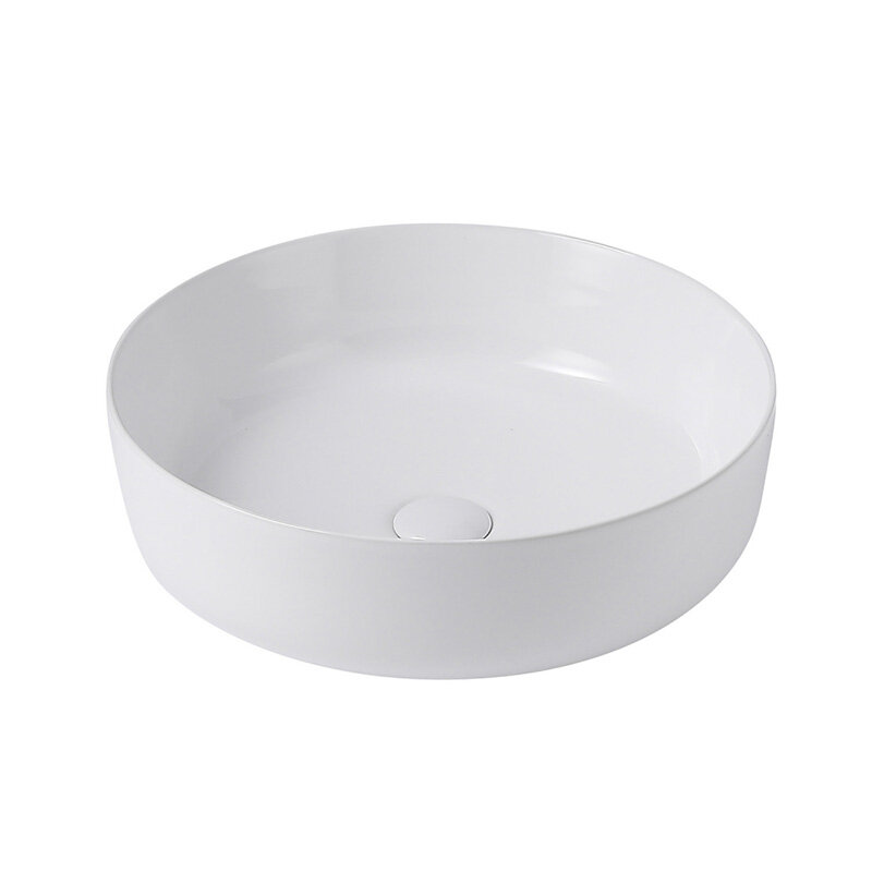 Изображение товара Круглая накладная раковина Abber Bequem AC2100 из керамики 46х46 см