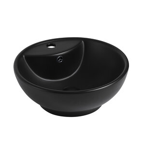 Изображение товара Раковина накладная Abber Bequem AC2101MB черная матовая 46х46 см Германия