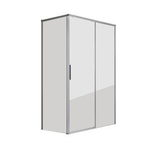 Изображение товара Душевой уголок Grossman Fly1 110x90 см с раздвижными дверями и прозрачным стеклом