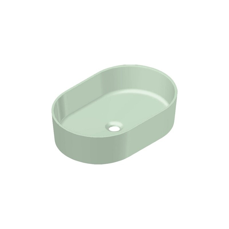 Изображение товара Раковина Radostone Элиза RELZ50000 55 x 37 см, накладная, матовый оливковый