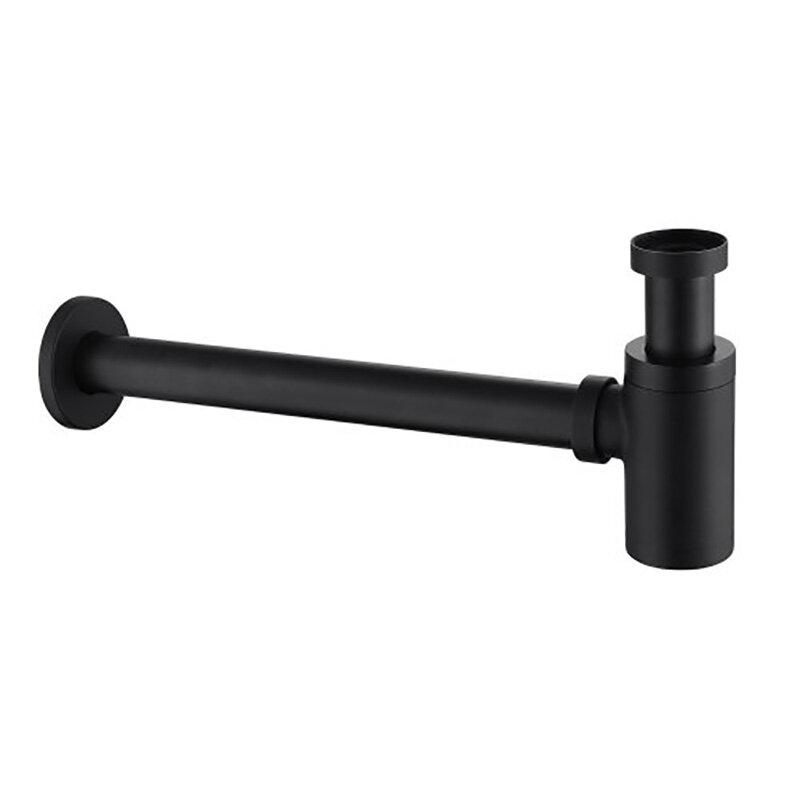 Изображение товара Сифон для раковины Abber черный матовый AF0030B прочный и надежный