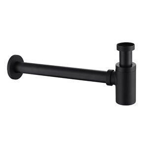 Изображение товара Сифон для раковины Abber черный матовый AF0030B прочный и надежный