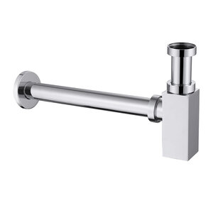 Изображение товара Сифон для раковины Abber, цвет хром, AF0031