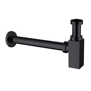 Изображение товара Сифон для раковины Abber черный матовый AF0031B латунь Германия