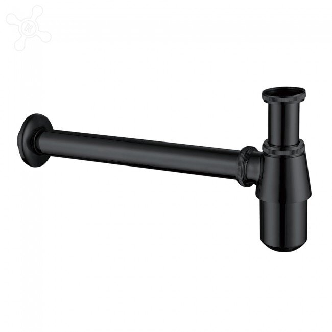 Изображение товара Сифон для раковины Abber черный матовый AF0032B