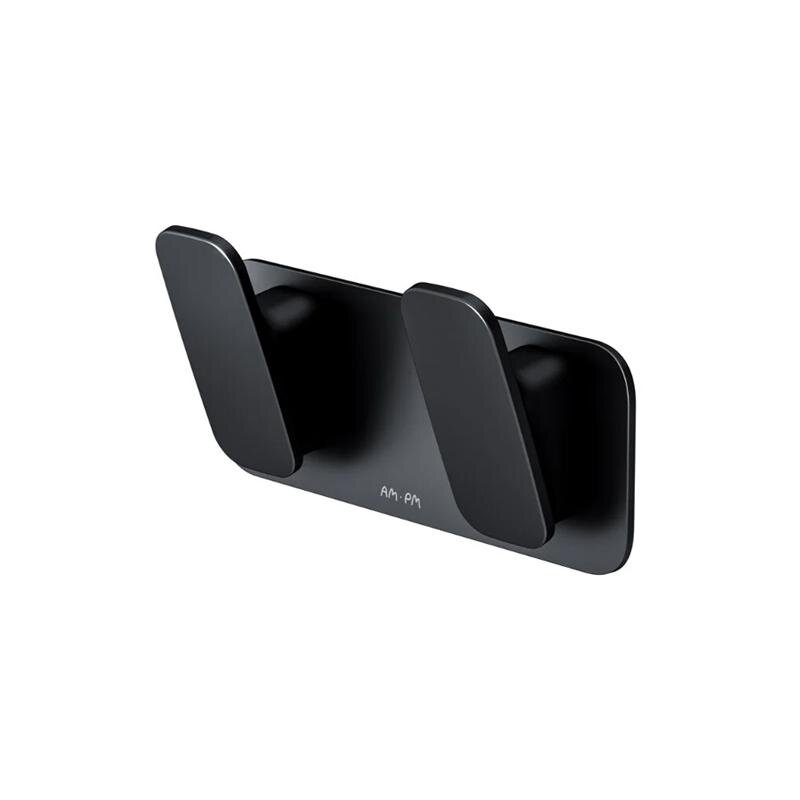 Изображение товара Двойной крючок Am.Pm Inspire 2.0 A50A35622 для полотенец, черный матовый