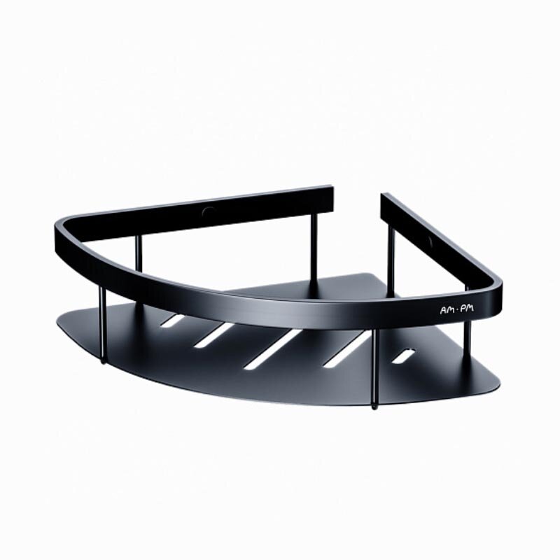 Изображение товара Угловая настенная полка Am.Pm Sense L A7454122 черный матовый 1 ярус