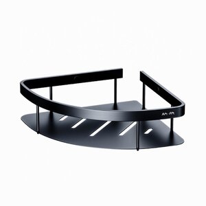 Изображение товара Полка Am.Pm Sense L A7454122, угловая, 1 ярус, черная матовая