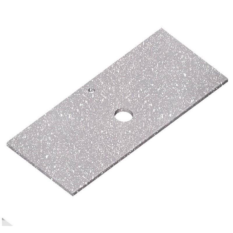Изображение товара Столешница Radostone Solid Surface 80 х 49 см, с отверстиями, цвет маренго, SKON70805