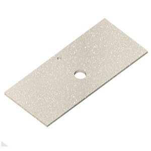 Изображение товара Столешница Radostone Celesta 80 х 49 см, с отверстиями, Solid Surface, цвет карамель, SKON80805
