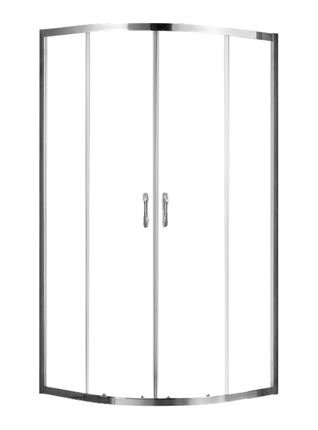 Изображение товара Душевой уголок Azario Milton 100 x 100 см, стекло прозрачное, профиль серебро, AZ-ND2142 1000