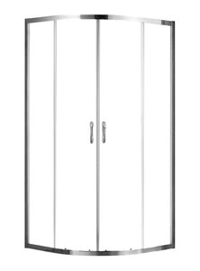 Изображение товара Душевой уголок Azario Milton 100х100 см стекло прозрачное профиль серебро