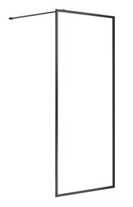 Изображение товара Душевая стенка Azario Richmond Walk-in AZ-NAG 6310 1000, 100 см, стекло прозрачное, профиль черный, Black