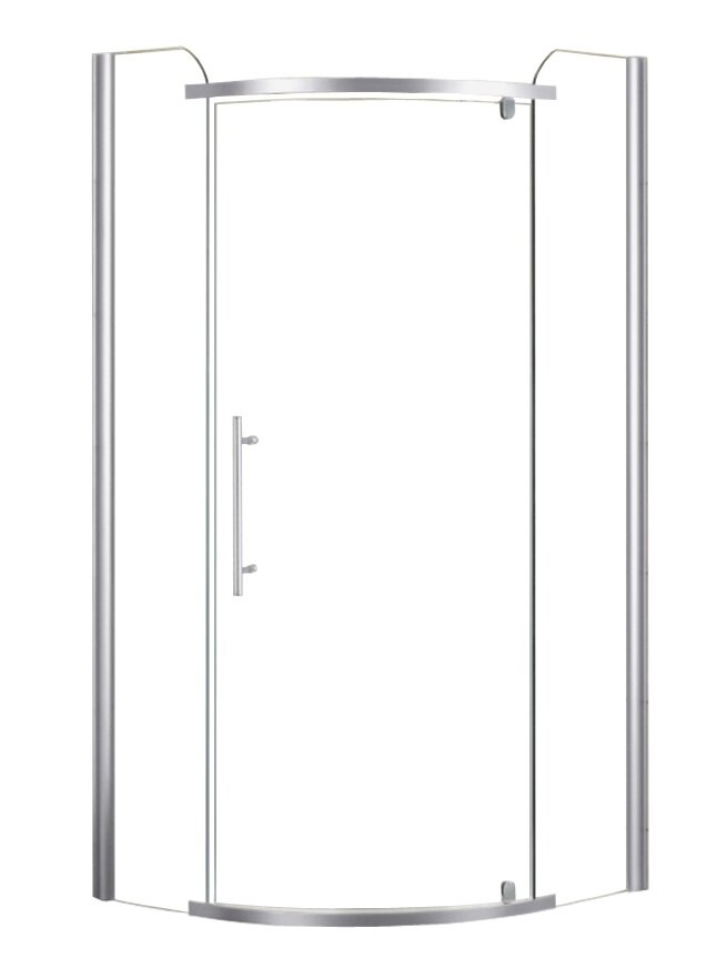 Изображение товара Душевой уголок Azario Edmonton 90 x 90 см, стекло прозрачное, профиль хром