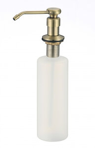 Изображение товара Дозатор встраиваемый для мыла Savol, цвет бронза, S-ZY003C