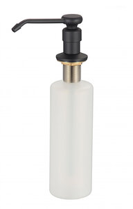 Изображение товара Встраиваемый дозатор для мыла Savol черный матовый 380 мл