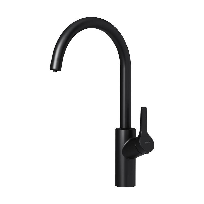 Изображение товара Damixa Eclipse 310721300 смеситель для кухонной мойки под фильтр черный матовый