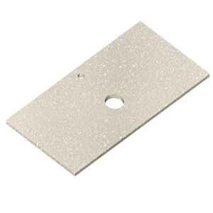 Изображение товара Столешница Radostone Celesta 100 х 49 см, с отверстиями, Solid Surface, цвет карамель, SKON81005