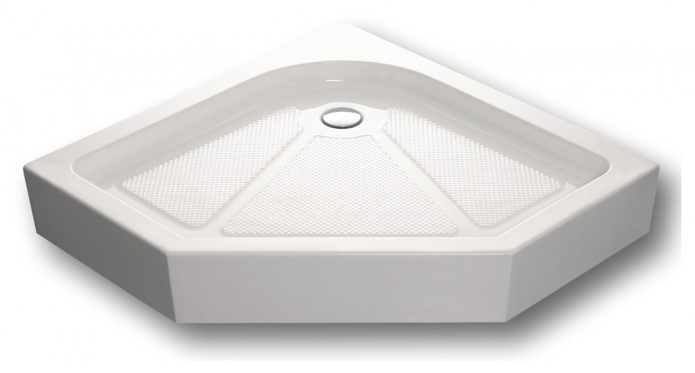 Изображение товара Душевой поддон Azario Ontario/P310R/L/Montreal 100x100 см акрил пятиугольный белый