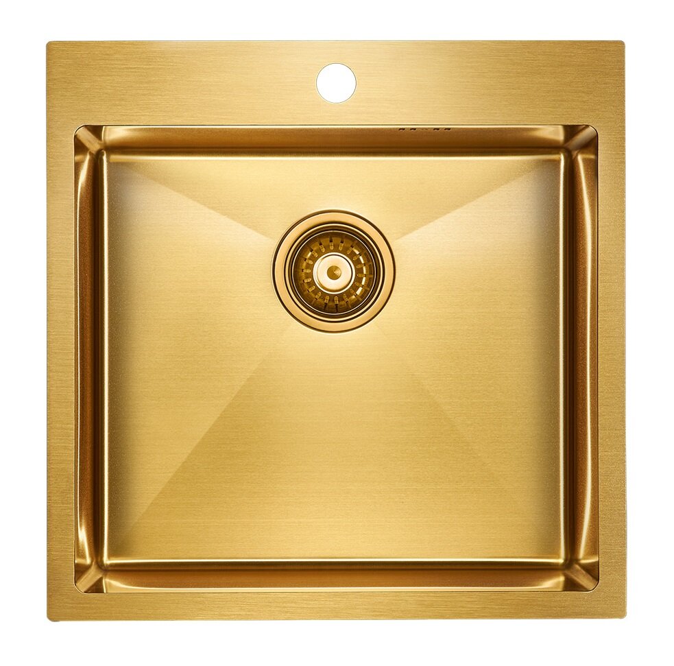 Изображение товара Кухонная мойка Paulmark Kroner PM215151-BG, 51 см, брашированное золото