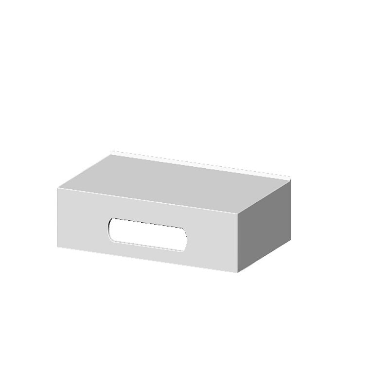 Изображение товара Столешница Radostone Solid Surface 80 х 50 см, белый матовый