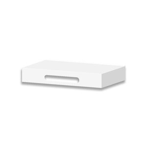 Изображение товара Столешница Radostone Fernanda SFAR10800, 80 см, Stone Surface, цвет белый матовый