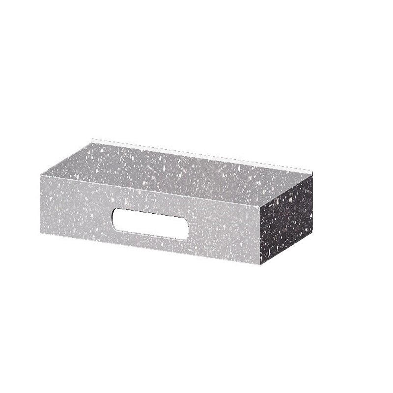 Изображение товара Столешница с бортами Radostone Solid Surface 100 х 50 см, цвет маренго, SFAR71000