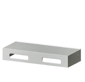 Изображение товара Столешница с бортами Radostone Solid Surface 120 х 50 см, цвет белый лед, SFAR61200