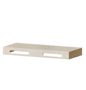 Изображение товара Столешница с бортами Radostone Fernanda 120 х 50 см, Solid Surface, цвет карамель, SFAR81200