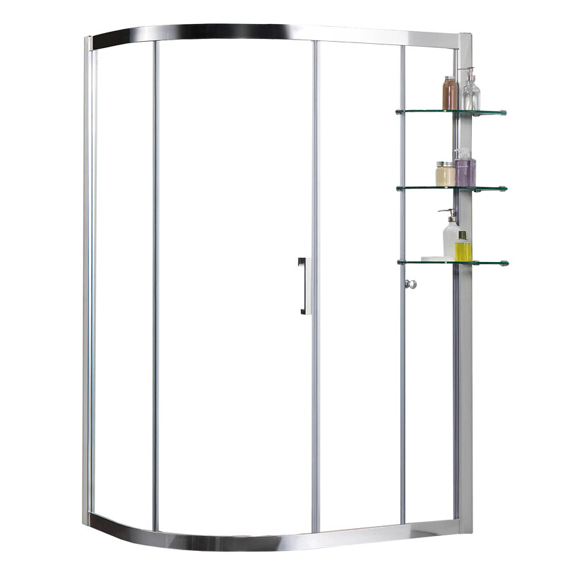 Изображение товара Душевой уголок Azario Victoria 90 x 120 см, стекло прозрачное, профиль хром, открывание левое, AZ-NNQ2131-1-L 900