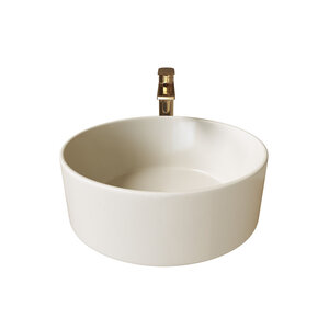 Изображение товара Раковина Grossman 41 x 41 х 15 см, накладная, бежевая матовая, GR-3013BEM