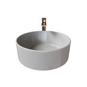 Изображение товара Раковина Grossman 41x41x15 см накладная серая матовая модель GR-3013GM