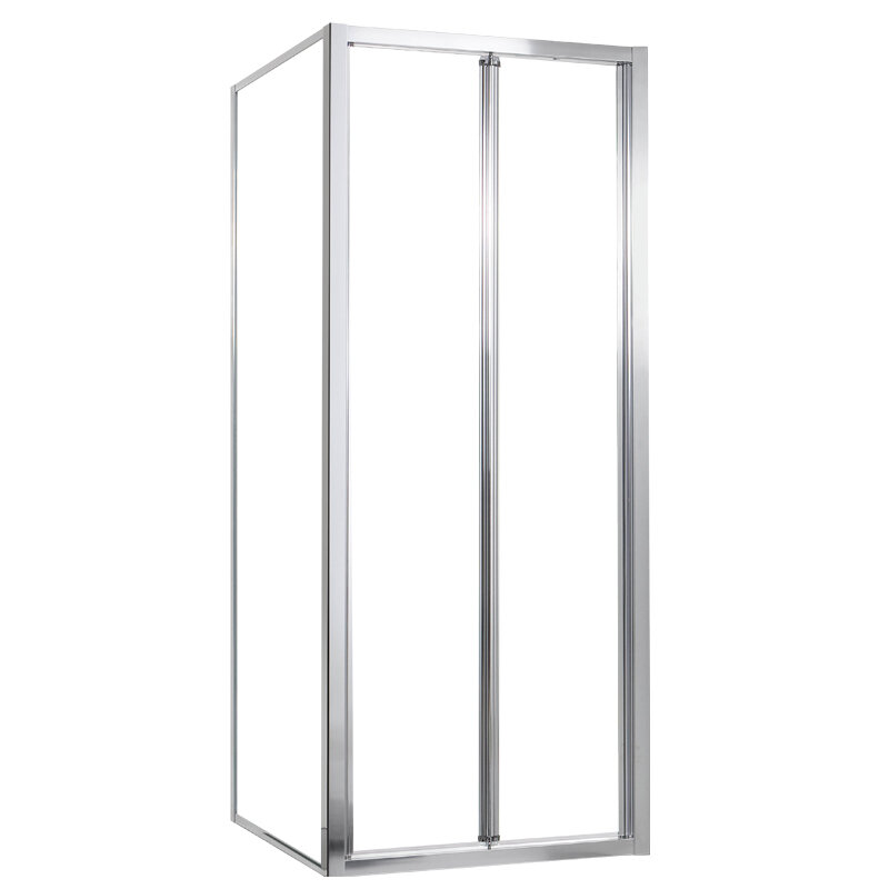 Изображение товара Душевой уголок Azario Toronto 80 x 80 см, стекло прозрачное, профиль серебро, AZ-NAA1432B