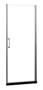 Изображение товара Душевая дверь Azario Alberta 80 см распашная, стекло прозрачное, профиль серебро, AZ-NK6211 800