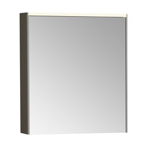 Изображение товара Зеркальный шкаф VitrA Core 60 см, с подсветкой, антрацит глянцевый, петли слева/справа, 66909/66910