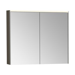 Изображение товара Зеркальный шкаф VitrA Core 80 см, с подсветкой, антрацит глянцевый, 66911